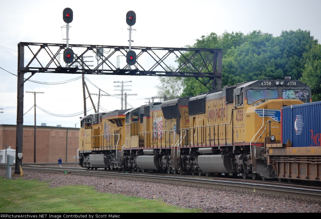 UP 7854, 3797 &amp; 4358